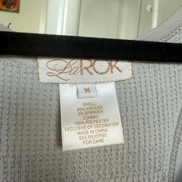 LaRok Silver Mini Dress - Picture 6 of 6